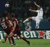 Milos Ninkovic and Aleksandr Ryazantsev