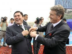 Viktor Yushchenko and Gurbanguly Berdymuhammedow