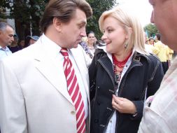 Aleksandr Gornostay and Mariya Burmaka