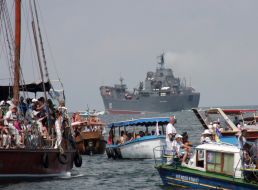A landing ship  ”Nickolai Fyl’chenkov”