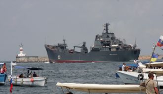 A landing ship  ”Nickolai Fyl’chenkov”