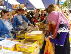 Visitors of the fair