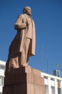 A monument to the Lenin