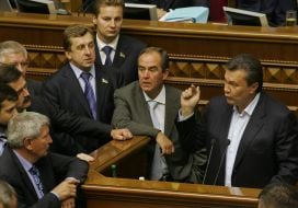 Виктор Янукович и Михаил Чечетов