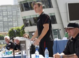 Vitaliy Klichko and Chris Arreola