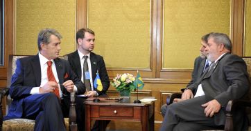 Viktor Yushchenko and Luiz Inacio Lula da Silva