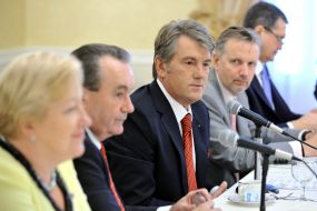 Viktor Yushchenko and Vera Ulyanchenko