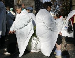 Mass meeting participants