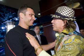 Виталий Кличко и Микки Рурк