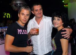 Andrey Domanskiy, Vadim Michkovskiy (Dyadya Zhora) and Tala Kalatay
