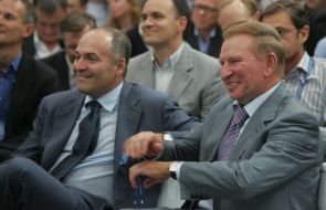 Leonid Kuchma and Viktor Pinchuk