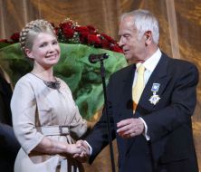 Юлия Тимошенко и Дмитрий Павлычко