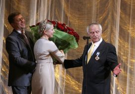 Юлия Тимошенко и Дмитрий Павлычко