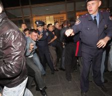 Сотрудники милиции