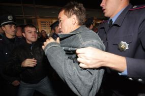 Сотрудники милиции