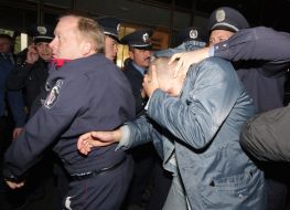 Сотрудники милиции