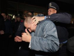 Сотрудники милиции