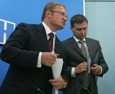 Timur Novikov and Roman Zhugan