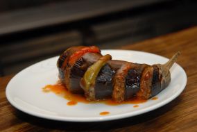 Stuffed eggplant
