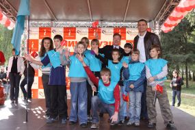 Віталій Кличко з дітьми