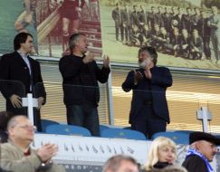 Андрей Павелко, Иван Куличенко и Игорь Коломойский