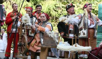 Participants of folk collective