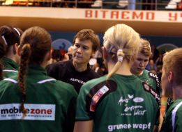 Handball. HC “Smart” (Krivoy Rog) vs. HC ”LC Bruhl” (Switzerland)