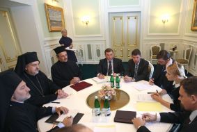 Митрополит Эммануил и Юлия Тимошенко