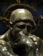 August Rodin’s sculpture ”Le Penseur” copy