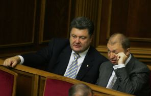 Petr Poroshenko and Vasiliy Gorbal
