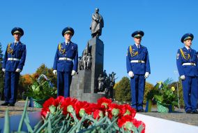 Honoured guard soldiers