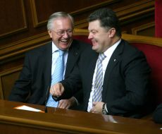 Petr Poroshenko and Boris Tarasyuk