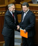Petr Poroshenko and Yuriy Karmazin