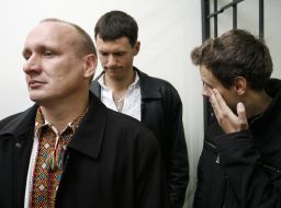 Nikolay Kokhanovskiy, Aleksandr Zadorozhniy and Ivan Sribniy