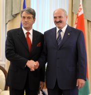 Viktor Yushchenko and Aleksandr Lukashenko