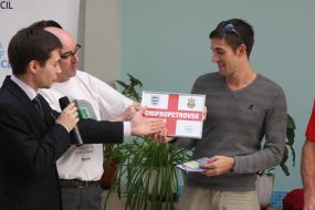 Fans of the England national soccer team and Ukraine national soccer team