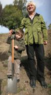 Oleg Skrypka with the son Taras