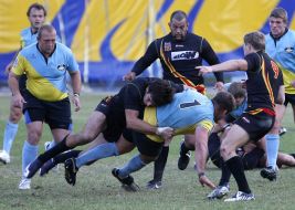 Players of the national teams of Ukraine and Belgium