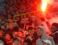 Fans of the national team of Ukraine