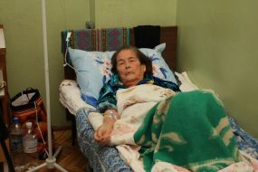 Mushroom poisoning old woman