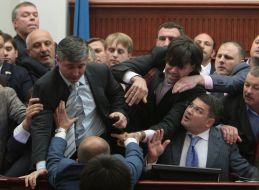 Kirill Kulikov during the collision