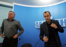 Олександр Скибінецький та Андрій Кожемякін