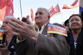 The mass-meeting participants