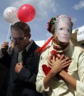Yuliya Timoshenko and Arseniy Yatsenyuk