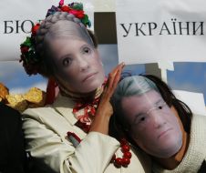 Yuliya Timoshenko and Viktor Yushchenko