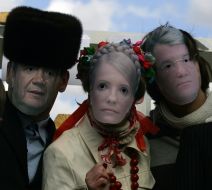 Yuliya Timoshenko, Viktor Yushchenko and Viktor Yanukovich
