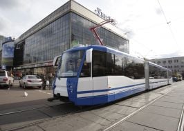 New three-sectional tram train