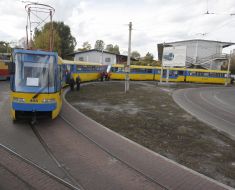 New three-sectional tram train