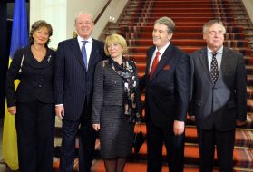 Виктор Ющенко, Екатерина Ющенко и Арман Де Деккер