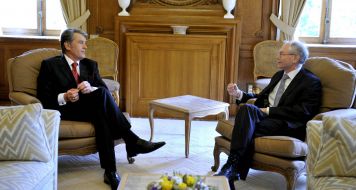 Виктор Ющенко и Герман ван Ромп